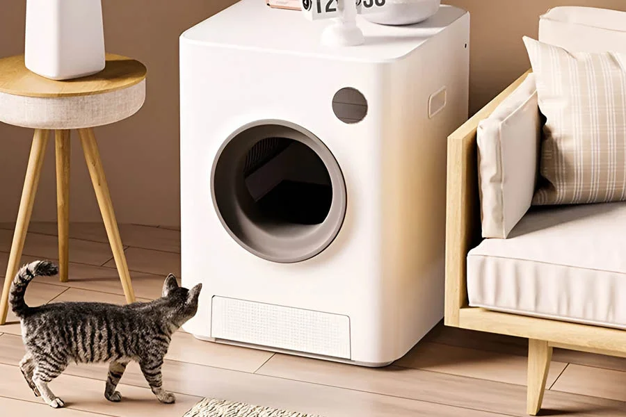 self cleaning litter box for cats