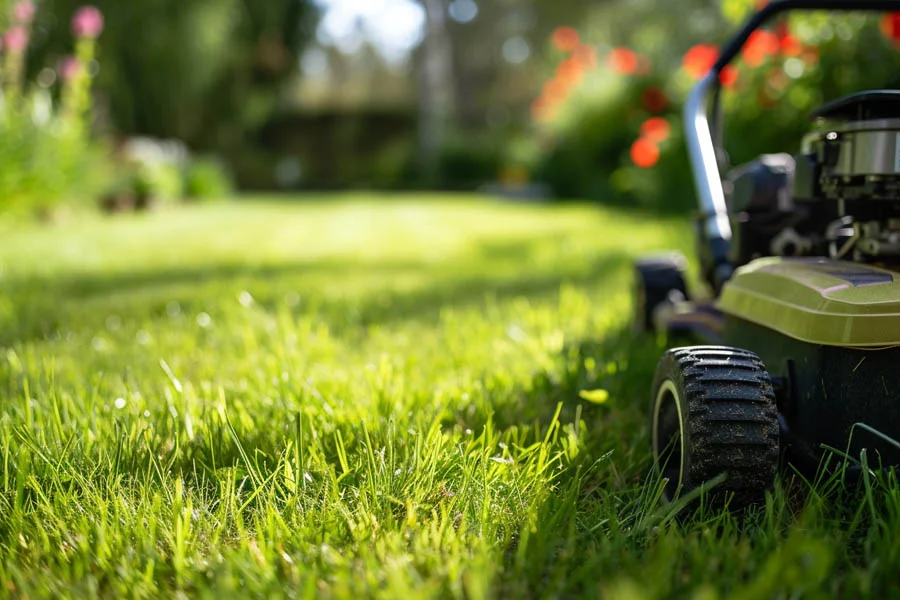 battery operated self propelled lawn mowers