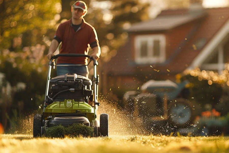 electric cordless push mower